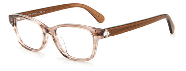 Premium Women Kate Spade Eyeglasses: Kenley / F - Beige - SpecSMART Eye Clinic (Diagonal View)